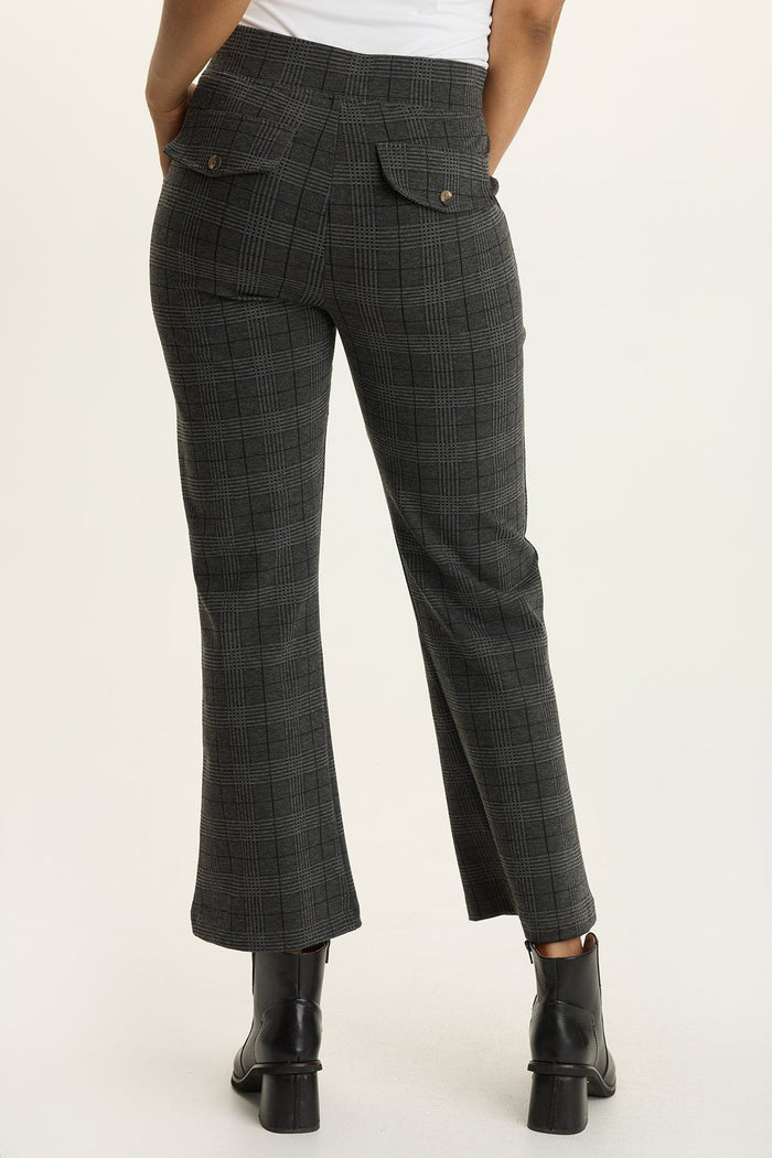 Wearables Limus Plaid Pull-On Flare Pant