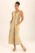 Wearables Macgowan Linen Cargo Tank Jumpsuit