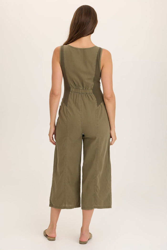 Wearables Linen Macgowan Wide Leg Zipper Jumpsuit