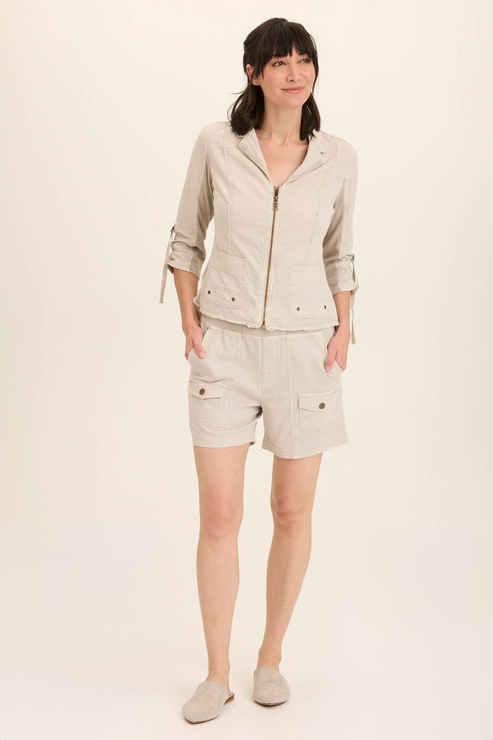 Wearables Linen Raphael Distressed Blazer