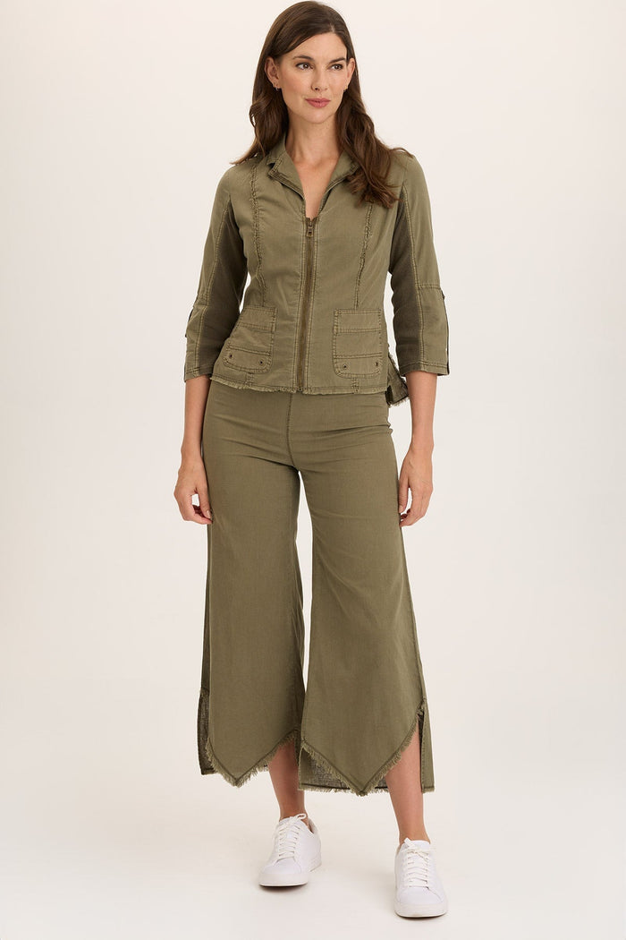Wearables Linen Raphael Distressed Blazer
