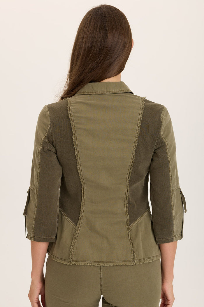 Wearables Linen Raphael Distressed Blazer
