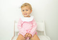 LONG Sleeve Bishop Bubble  - PINK CORDUROY