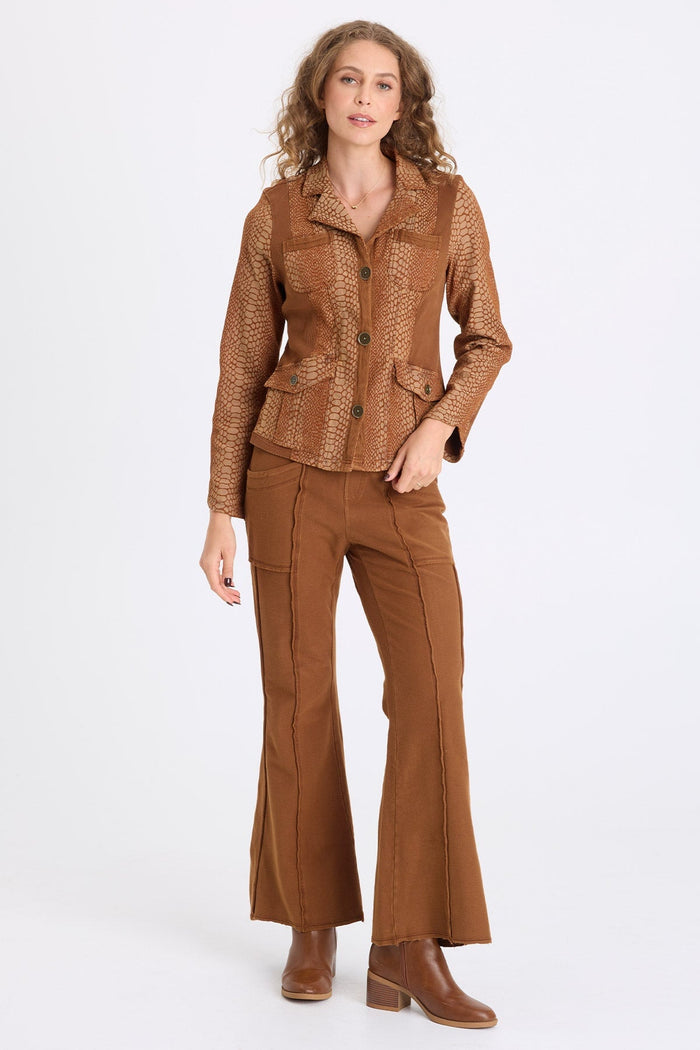 XCVI Lucius Twill Knit Flare Pant