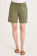XCVI Lynn Embroidered Pinstripe Short