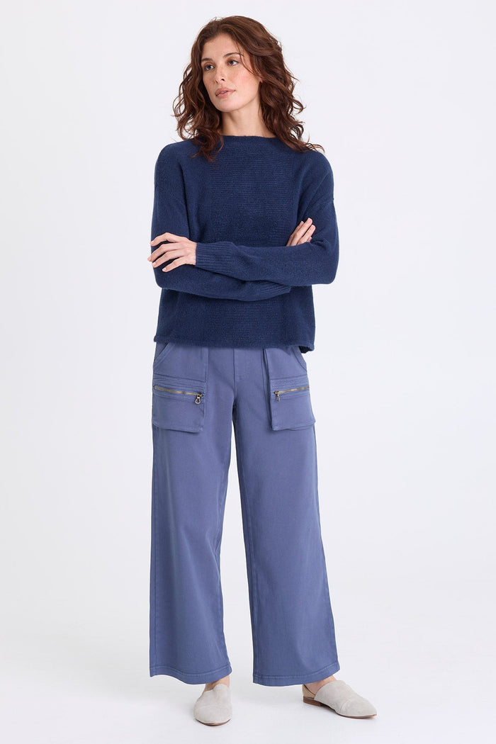 XCVI Madu Sweater-Knit High Neck Top
