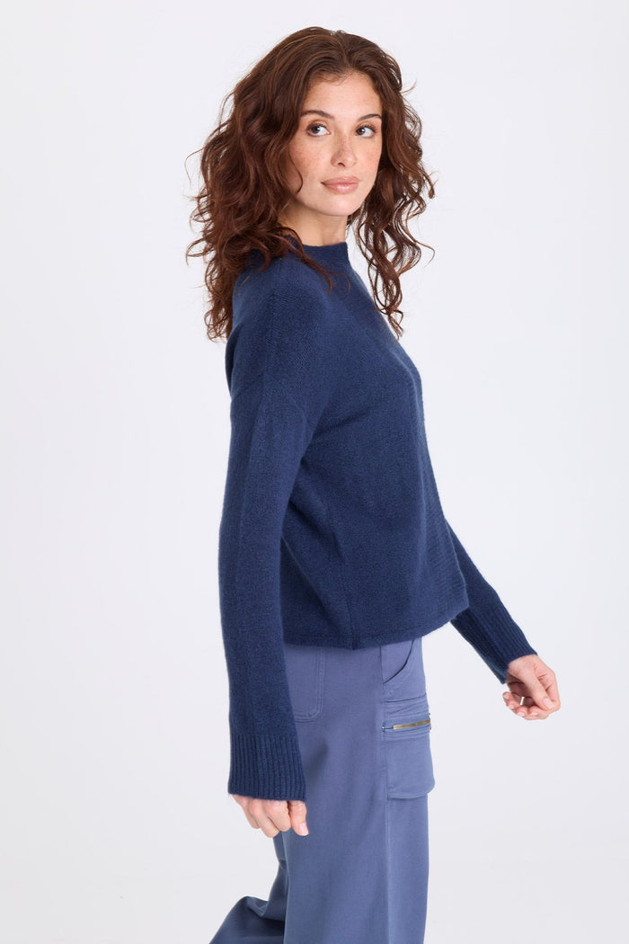 XCVI Madu Sweater-Knit High Neck Top