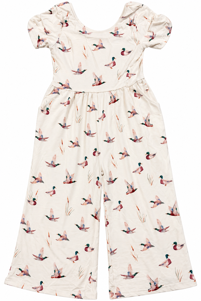 Mallard Bow Wide-Leg Jumpsuit