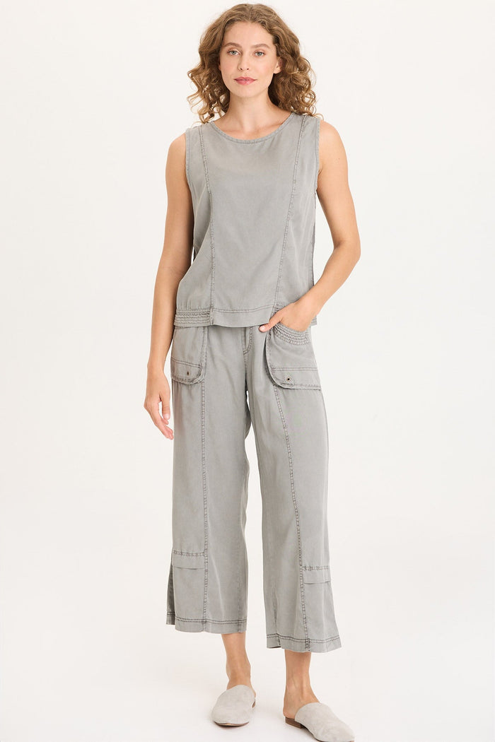 XCVI Mallis Pull-On Twill Gaucho Pant