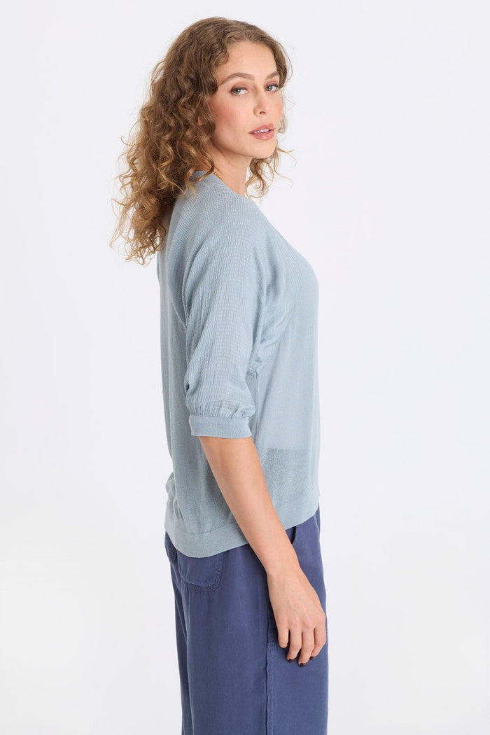 XCVI Mer Vivi Stripe V-Neck Top
