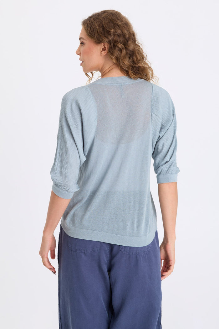 XCVI Mer Vivi Stripe V-Neck Top