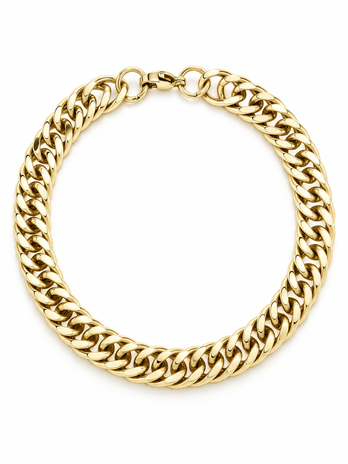 MIAMI CUBAN BRACELET (GOLD) 8MM