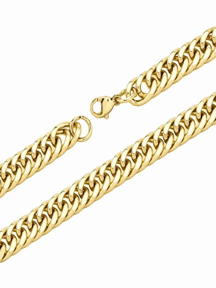 MIAMI CUBAN BRACELET (GOLD) 8MM
