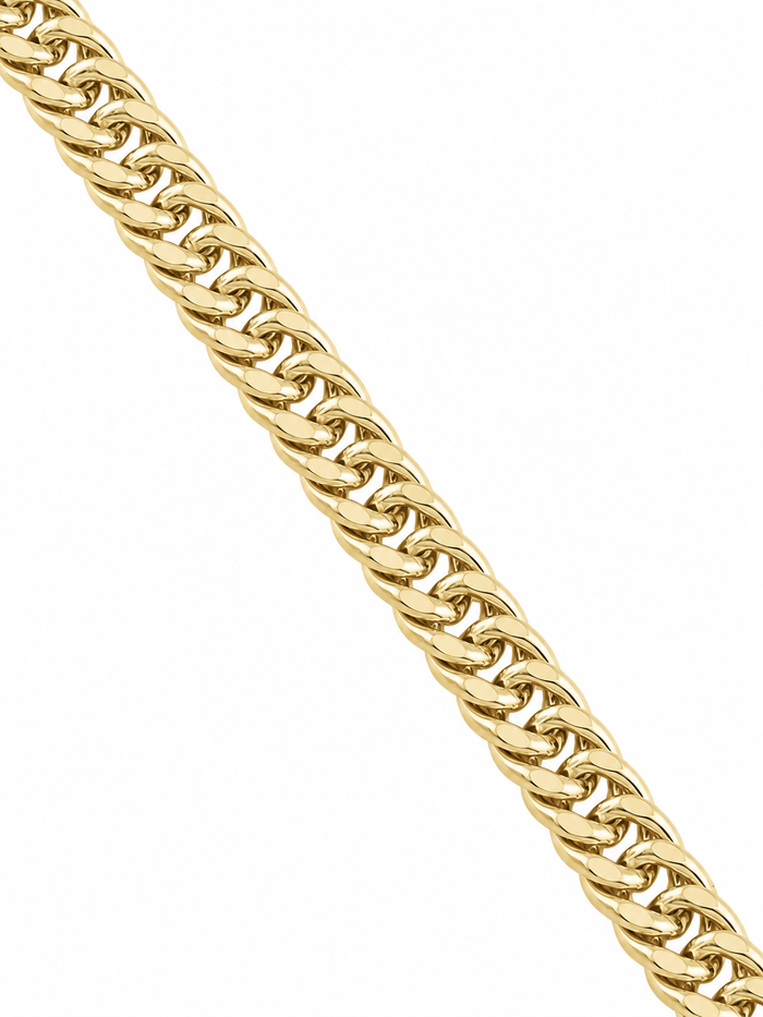 MIAMI CUBAN BRACELET (GOLD) 8MM