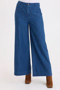 Wearables Miller Indigo Twill Wide Leg Trouser