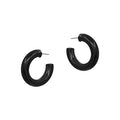 Mini Black Hoops