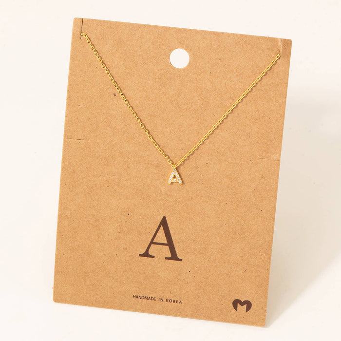 Mini Initial Necklace