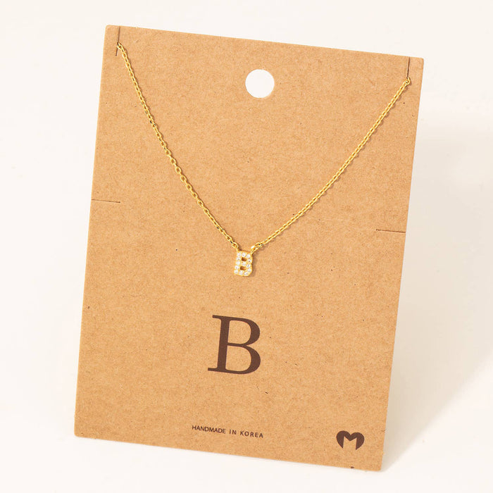Mini Initial Necklace