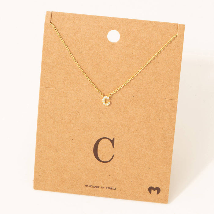 Mini Initial Necklace