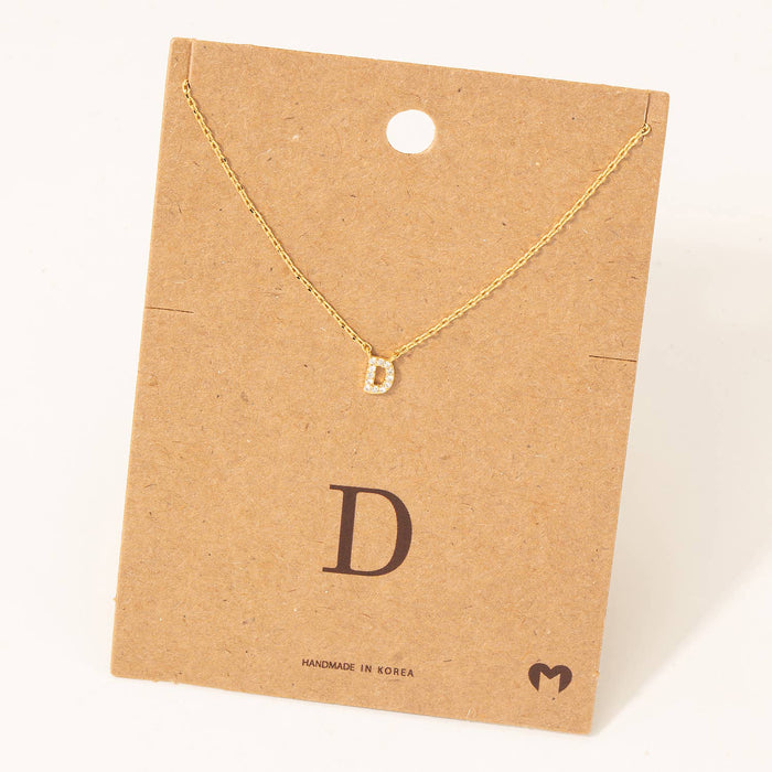 Mini Initial Necklace