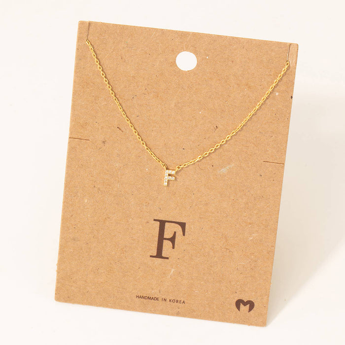 Mini Initial Necklace