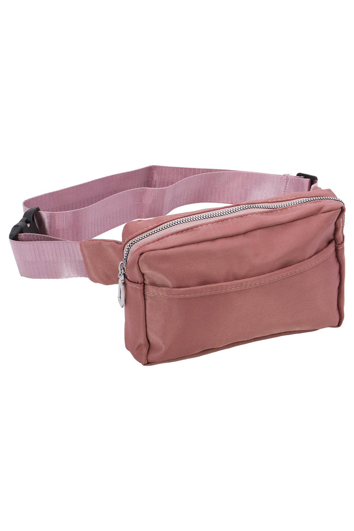 Minimal Matte Pastel Belt Bum Fanny Pack: ASSORTED / ONE SIZE