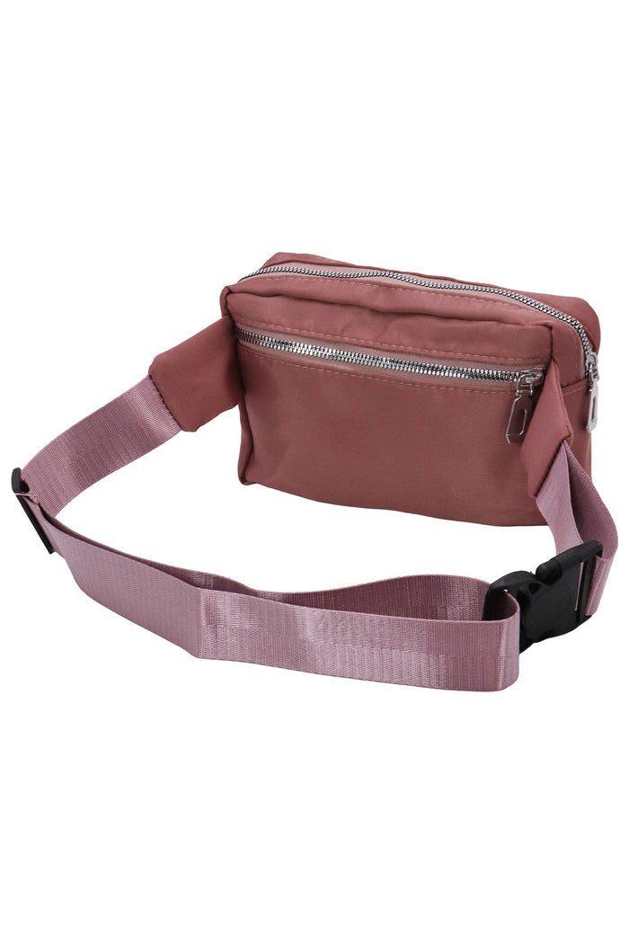 Minimal Matte Pastel Belt Bum Fanny Pack: ASSORTED / ONE SIZE