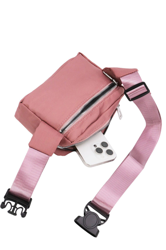 Minimal Matte Pastel Belt Bum Fanny Pack: ASSORTED / ONE SIZE