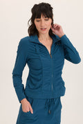 Wearables Momentum Whisper Stretch Ruched Active Jacket
