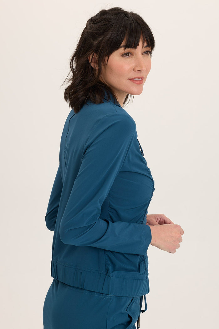 Wearables Momentum Whisper Stretch Ruched Active Jacket