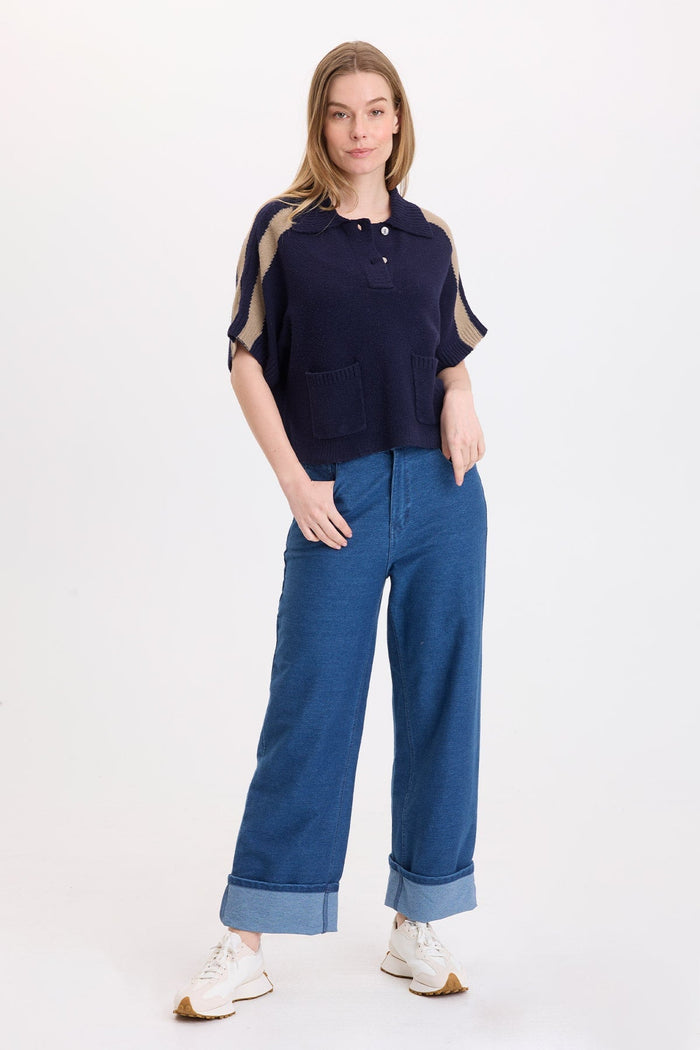 Wearables Moxley Short Sleeve Sweater