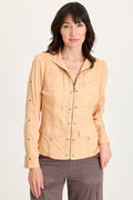 XCVI Murphy Poplin Fitted Zip-Up Jacket