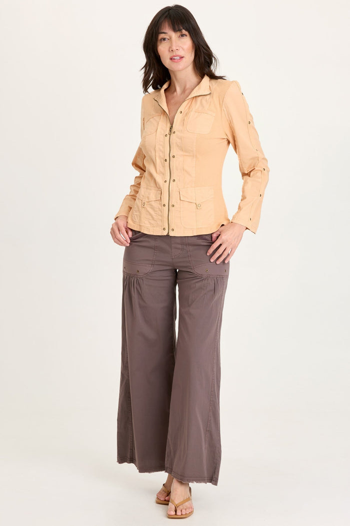 XCVI Murphy Poplin Fitted Zip-Up Jacket
