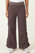 Wearables Naola Stretch Poplin Ruched Flare Gaucho