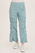 Wearables Naola Stretch Poplin Ruched Flare Gaucho