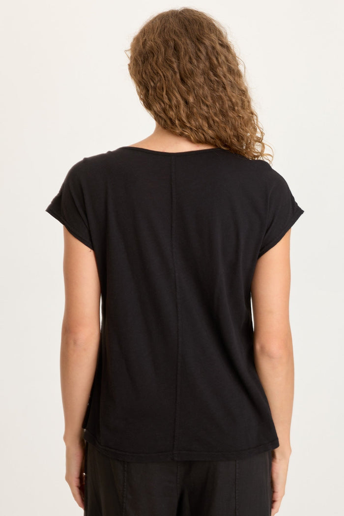 XCVI Nashir Crochet/Jersey Top