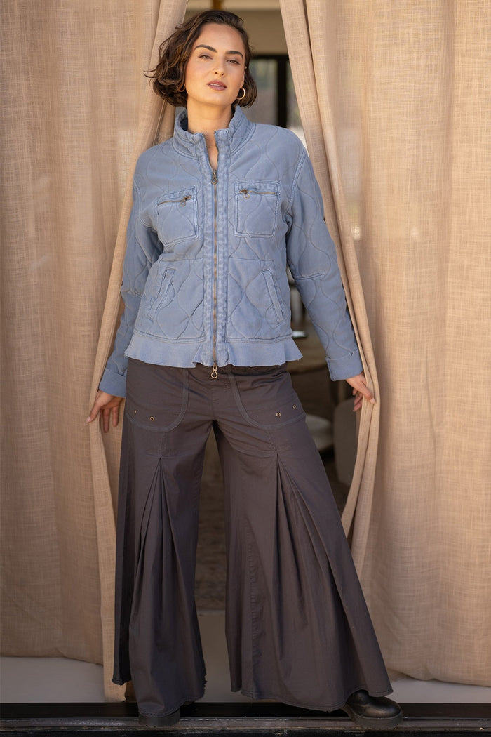 XCVI Nevins Soft Volume Wide Leg Drawstring Pant