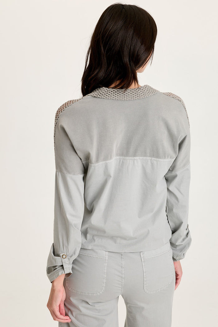 XCVI Niels Poplin/Mesh Jacket