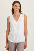 Wearables Nila Twill/Jersey V-Neck Tank