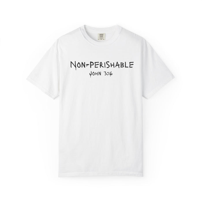 Non-Perishable John 3:16 Mens T-Shirt