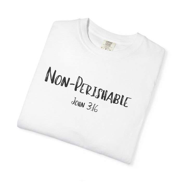 Non-Perishable John 3:16 Women's White T-shirt
