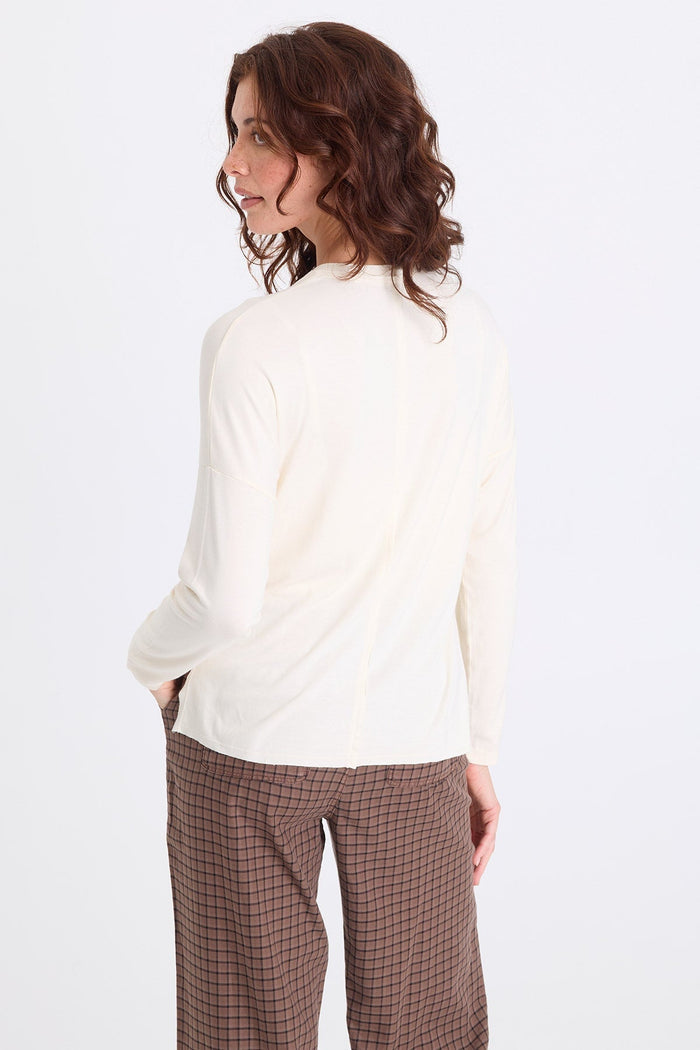 XCVI Noor Jersey V-Neck Long Sleeve Top