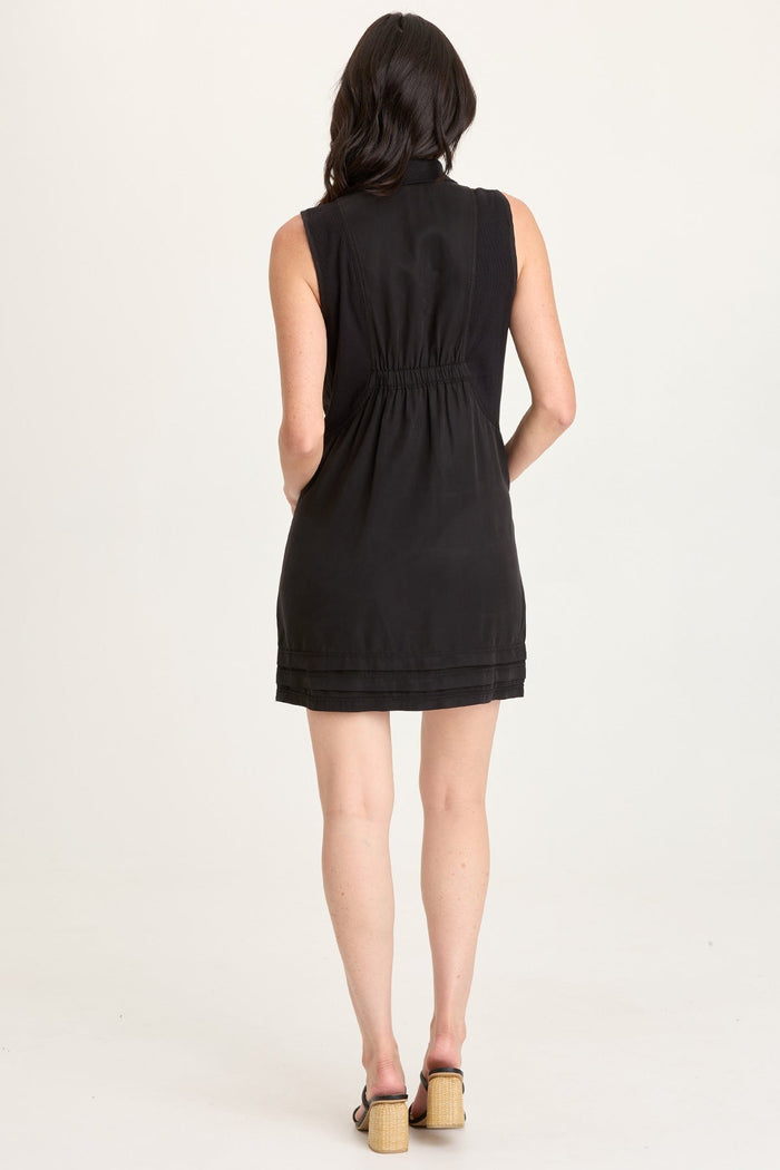 XCVI Noya Twill Kangaroo-Pocket Dress