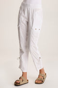 XCVI Otish Slim Poplin Crop