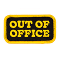 Out Of Office Embroidered Iron-On Patch