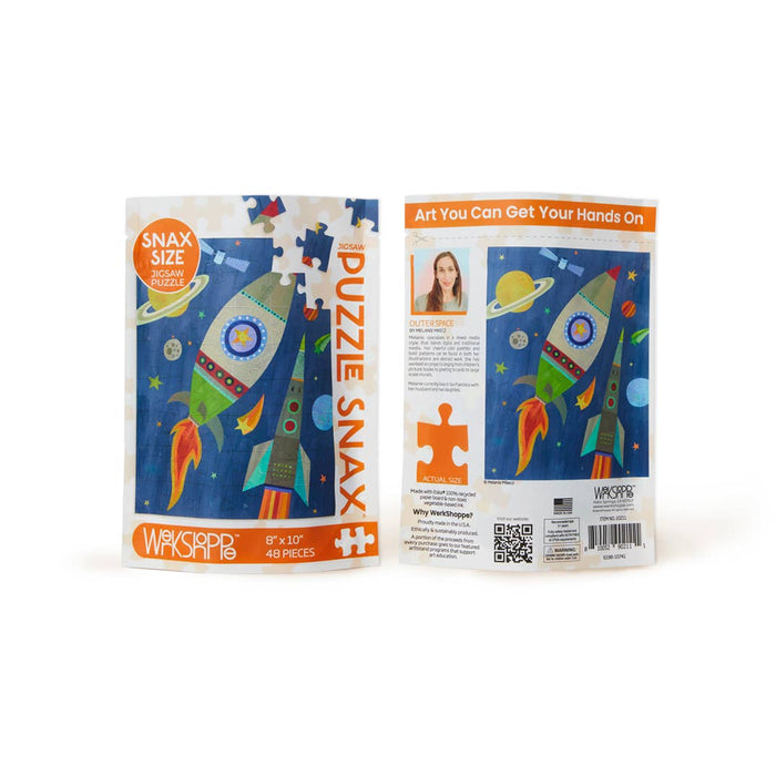 Outer Space | 48 Piece Kids Puzzle Snax