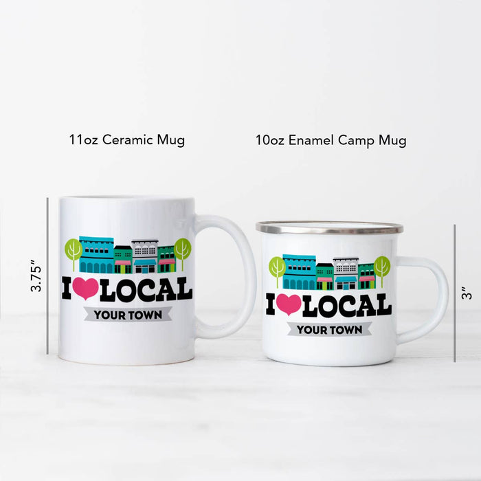 Personalized City Camp Mug - Shop Local