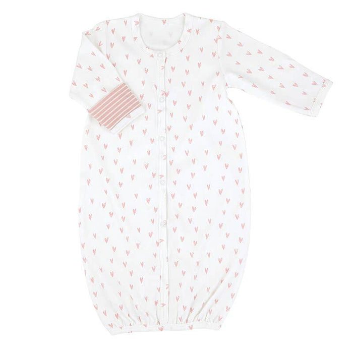 Pink Heart Stripe Gown NWB