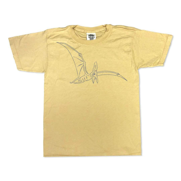 Pterodactyl Short Sleeve Tee-Honey Bee Tees-Comfort Colors