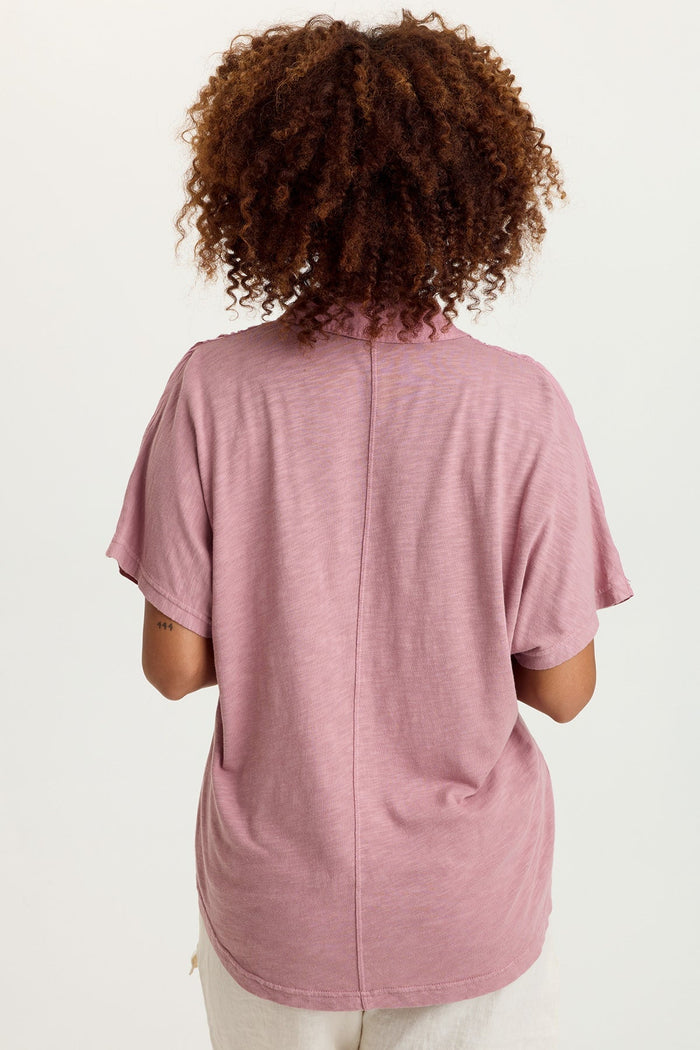 XCVI Quilla Linen Collared Top